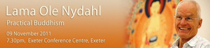 Lama Ole Nydahl coming to Exeter as part of his 2011 UK tour.