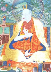 Dusum Khyenpa, the founder of the Karma Kagyu tradition of Tibetan Buddhism
